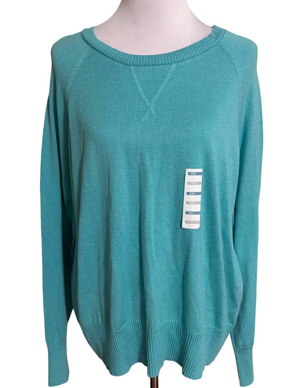 Old Navy Teal Scoop Neck Sweater